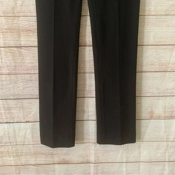 Not Your Daughter Jeans Ponte Knit Slim Trouser Pants Size 4 Black Straight Leg - Picture 3 of 14